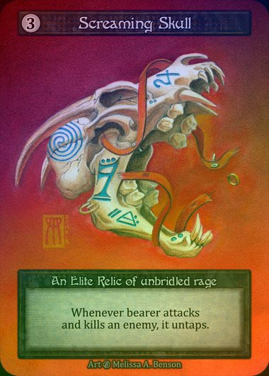 【FOIL】[Artifact] Screaming Skull [beta-Elite]